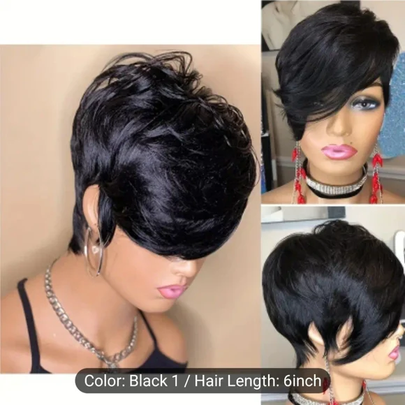 Pixie Cut with bangs - Picture 3 of 4